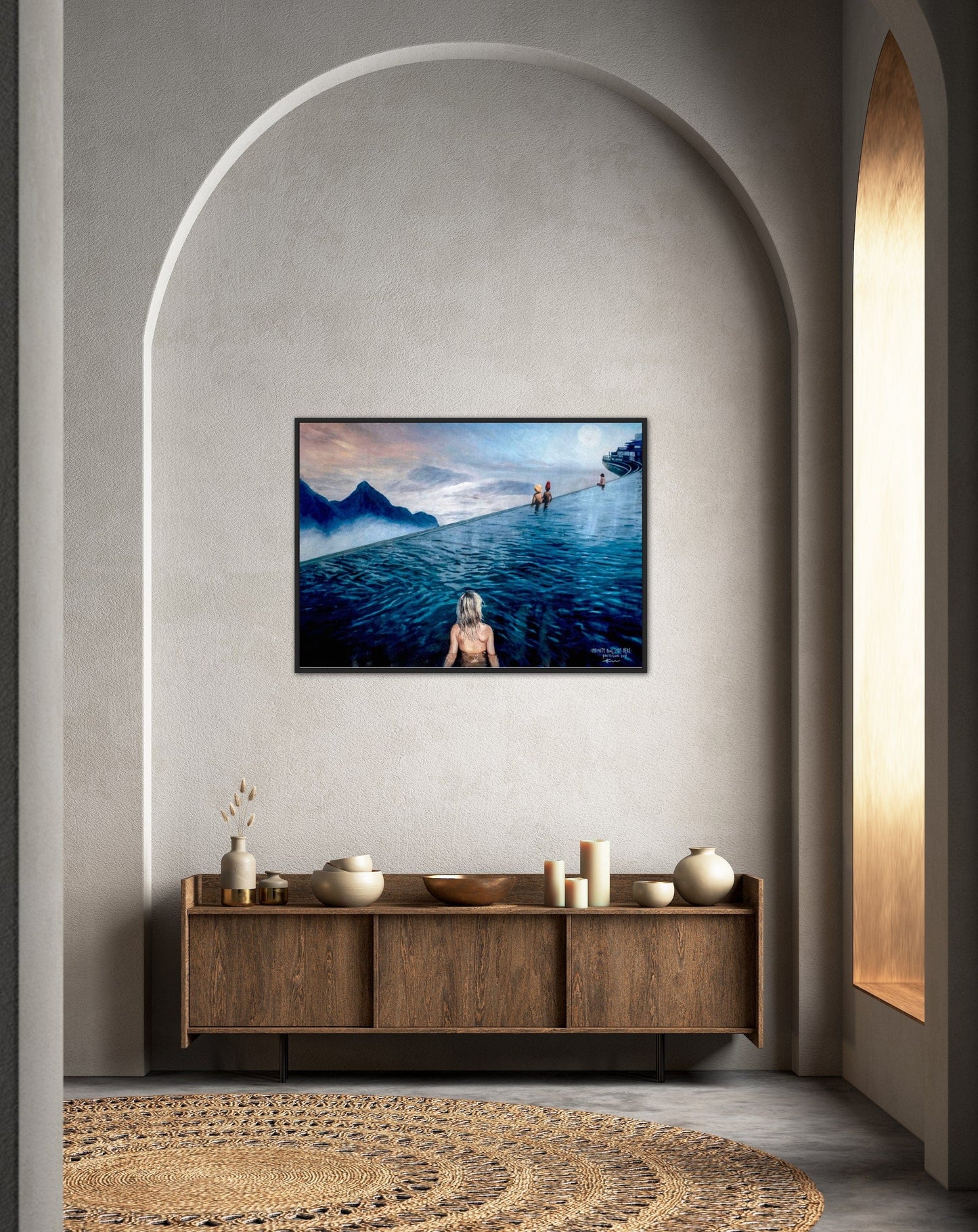 Happy365 Paveikslas “Infinity Pool Ends Here"