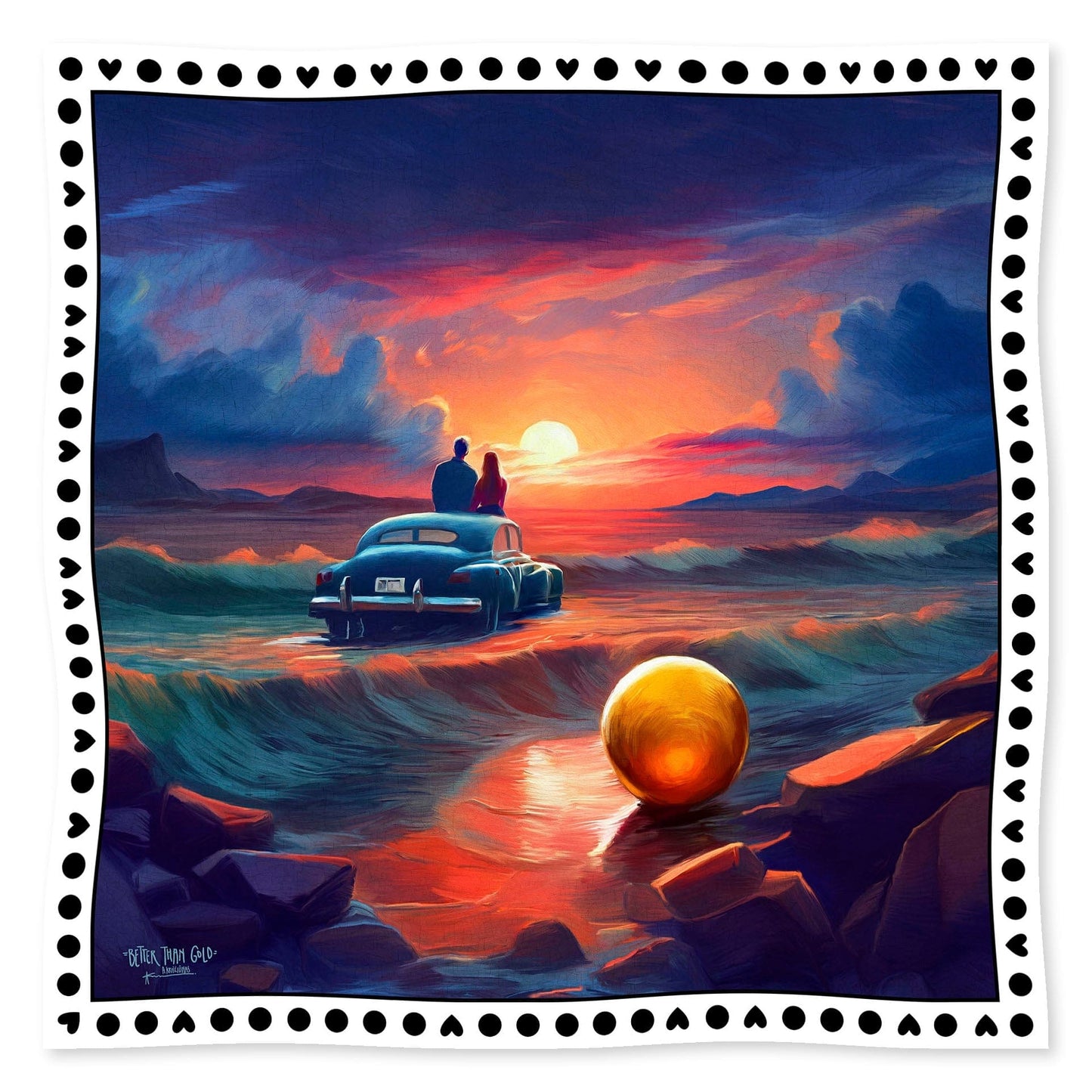 Happy365 90 x 90 cm / Balta Skarelė Better Than Gold