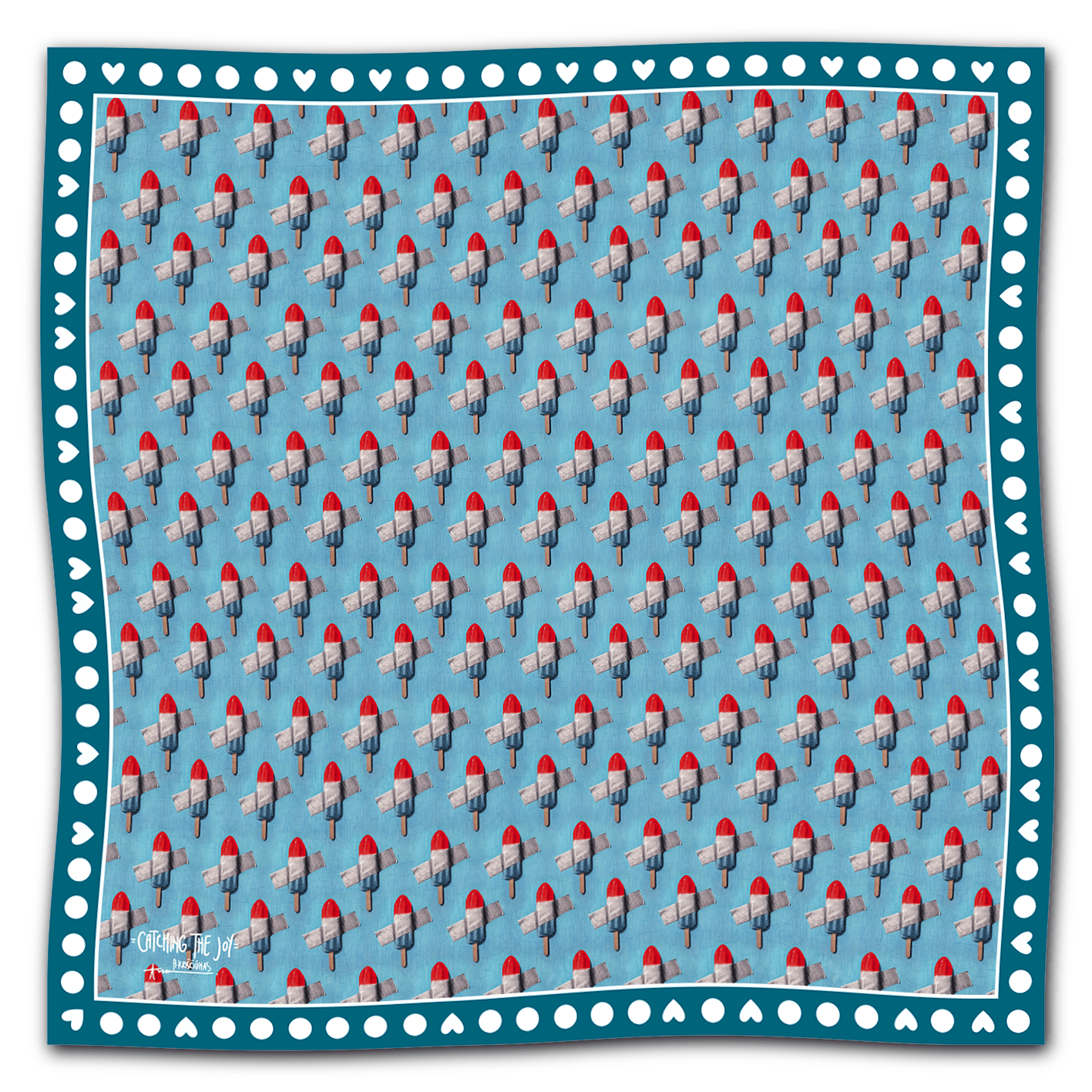 Happy365 Šilkinė skarelė Catching The Joy (Riboto tiražo kolekcija)