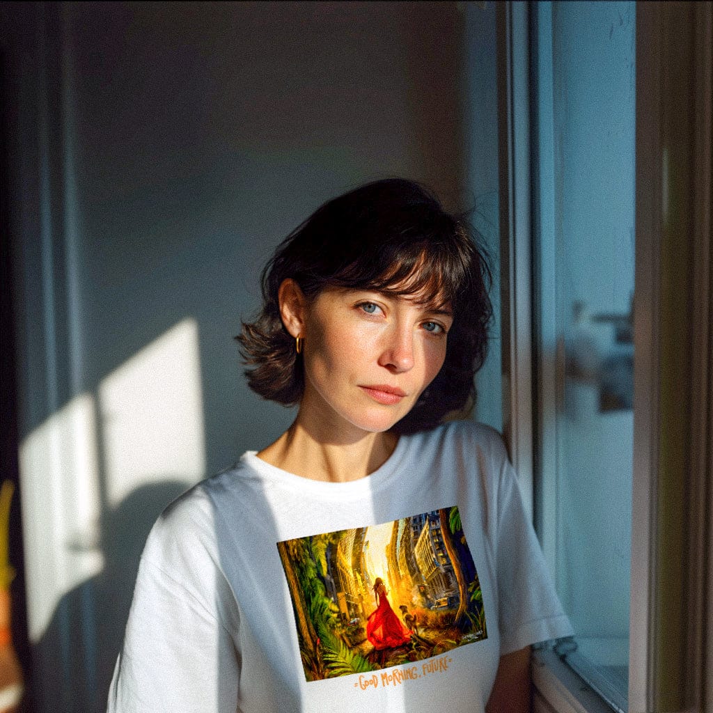 Happy365 Marškinėliai Good Morning Future