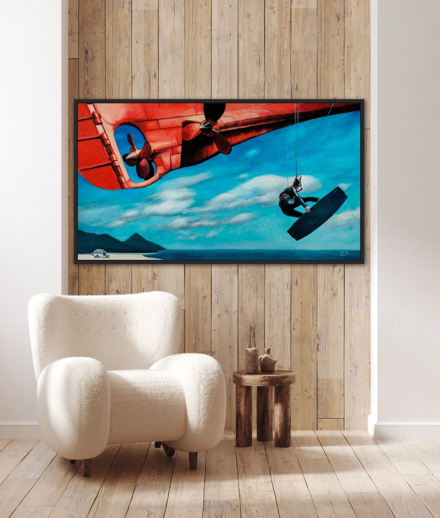 Canvas "KITING TITANIC"