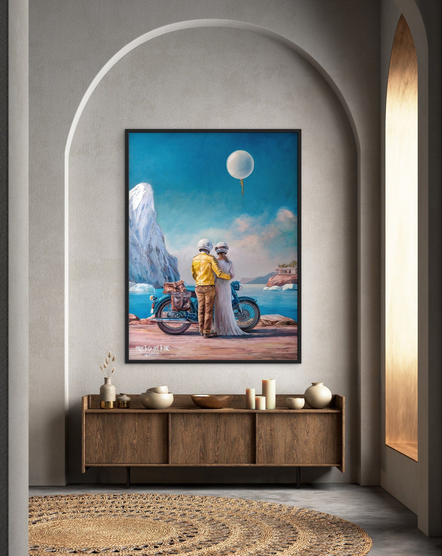 Happy365 Paveikslas “Miles To Go. Life To Live"