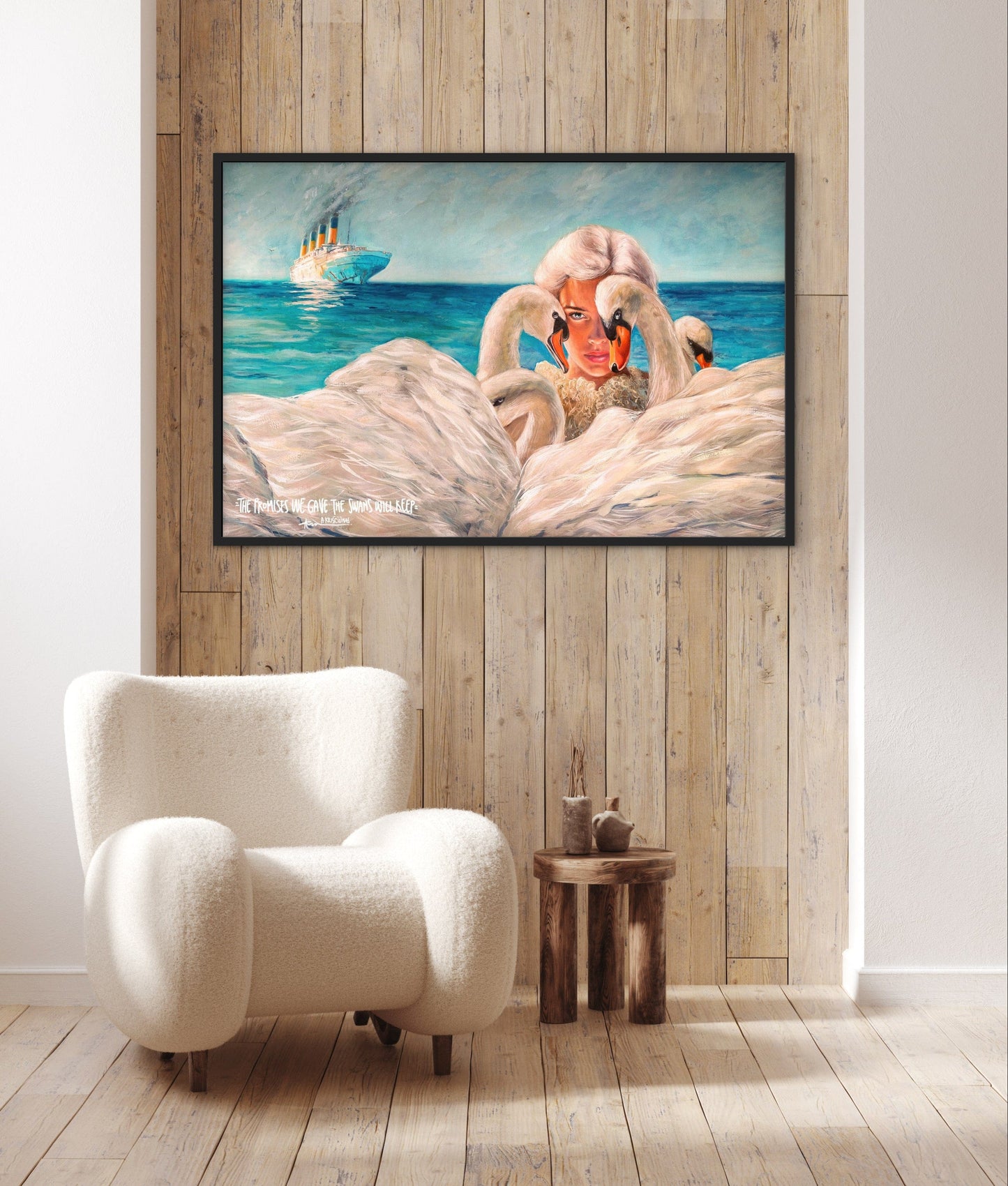 Happy365 Paveikslas “The Promises We Gave The Swans Will Keep"