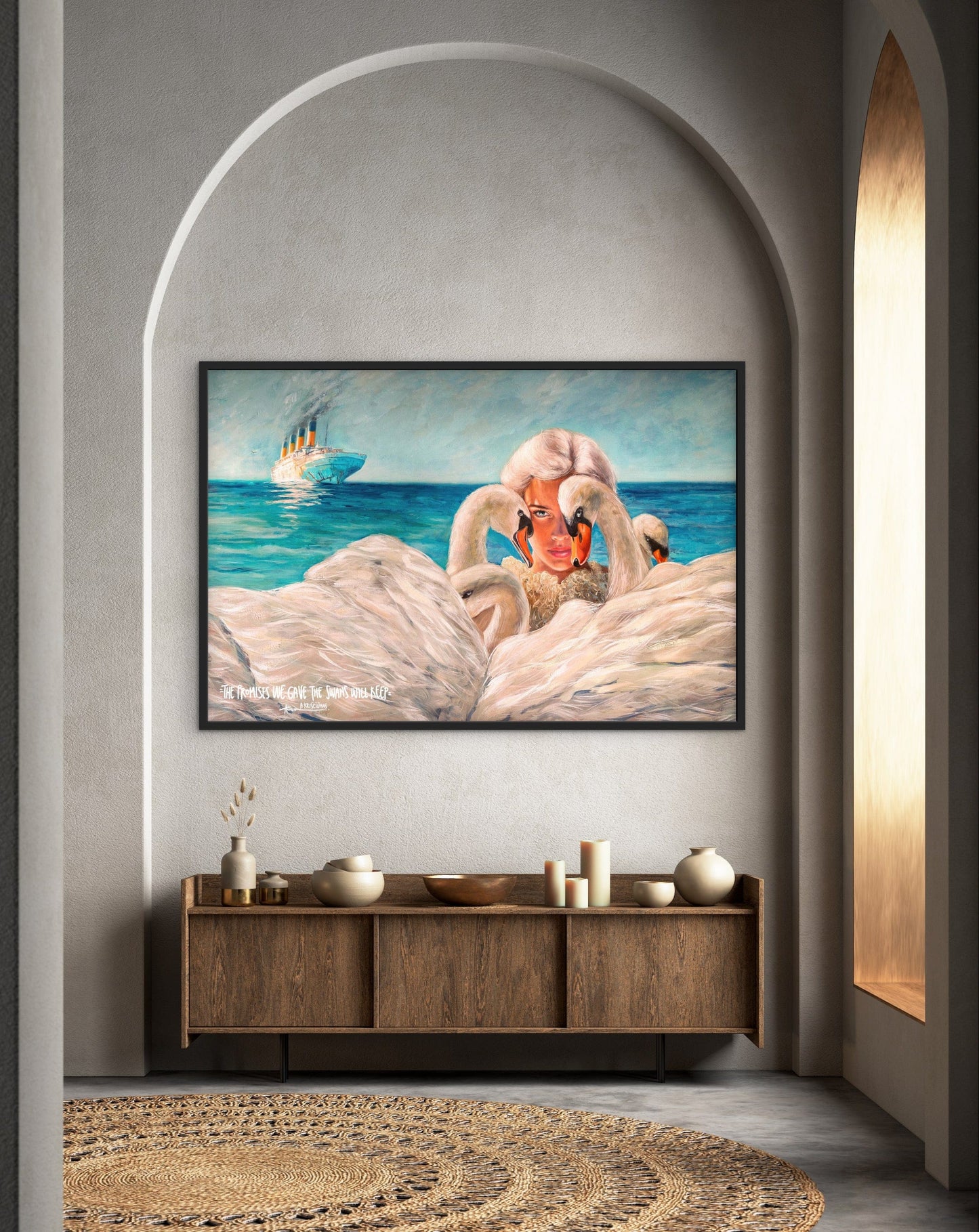 Happy365 Paveikslas “The Promises We Gave The Swans Will Keep"