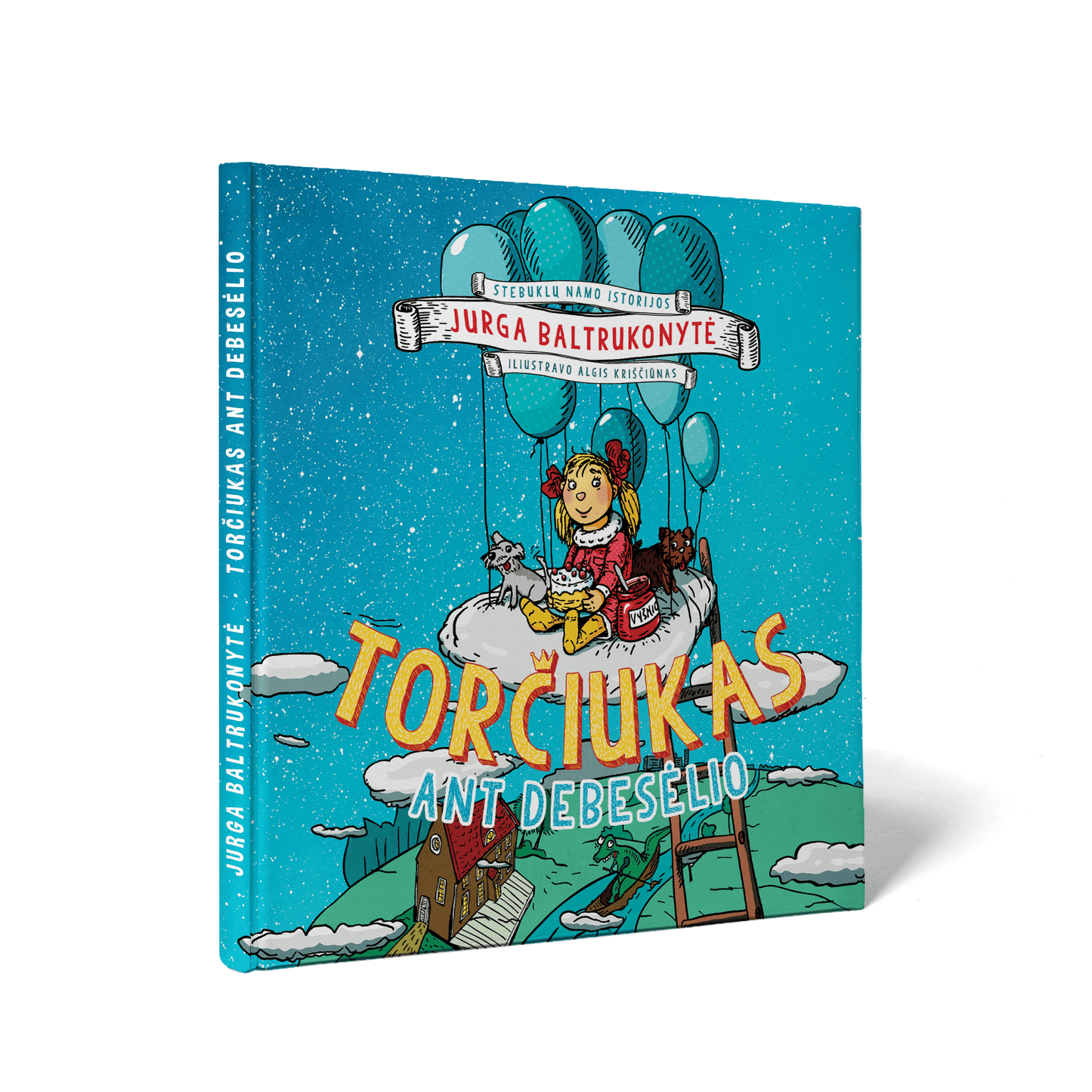 Happy365 Užrašinė "Torčiukas ant debesėlio ” vaikams nuo 5 m.
